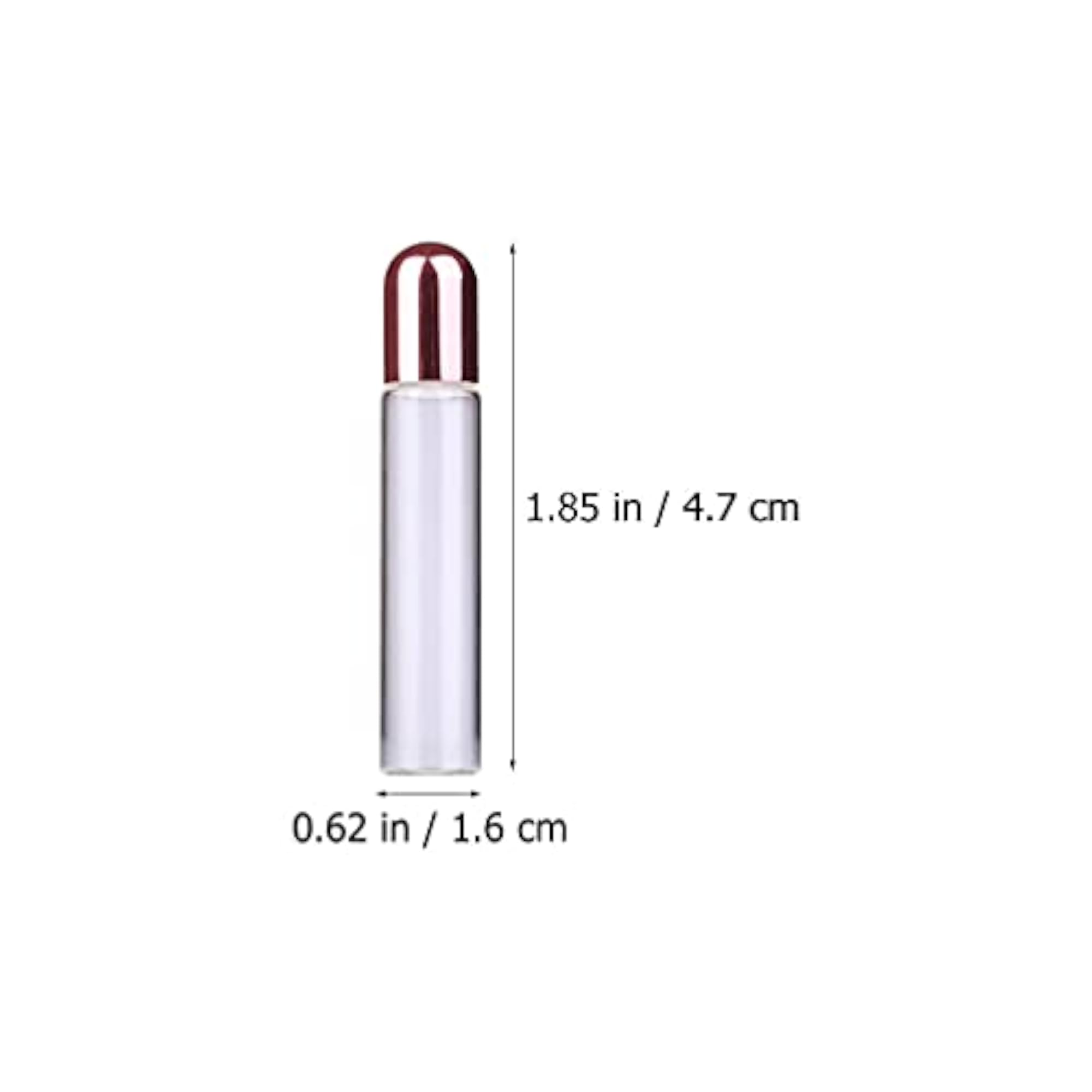 10pcs 3ML Glass Roller Bottles for Essential Oil and Perfume